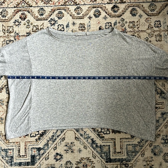 Athleta Cropped Oversized Sweater - Picture 3 of 7